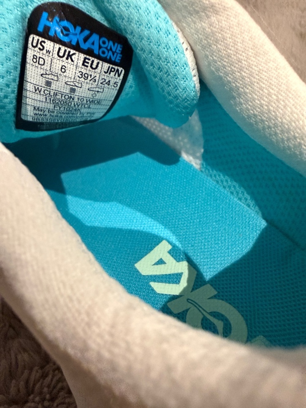 Hoka Clifton 10 running shoe - Picture 6 of 8